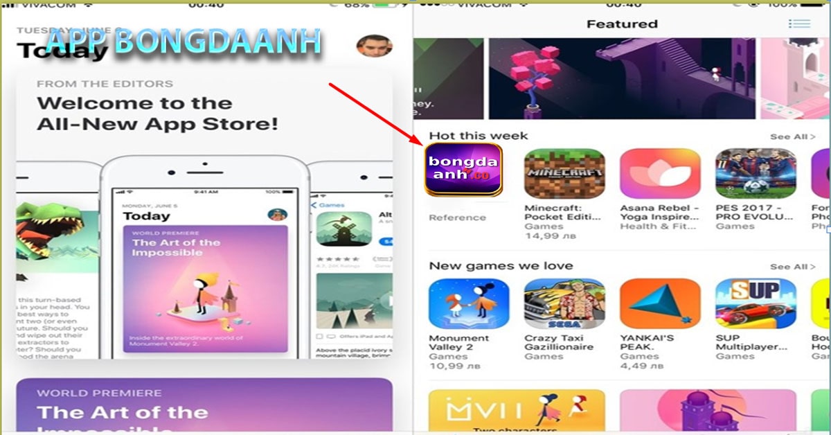 Tải trên hệ thống IOS