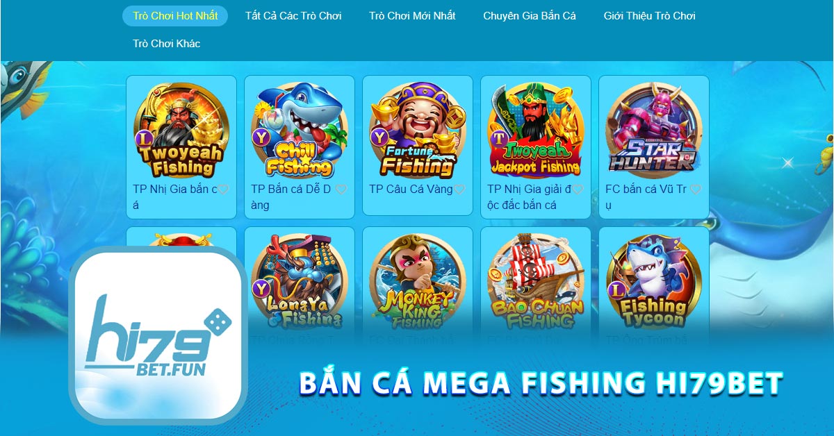 Bắn Cá Mega Fishing HI79BET