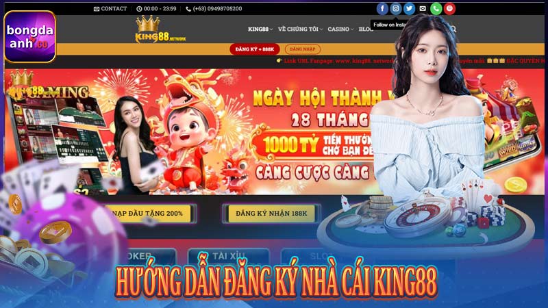 Hướng dẫn đăng ký nhà cái King88